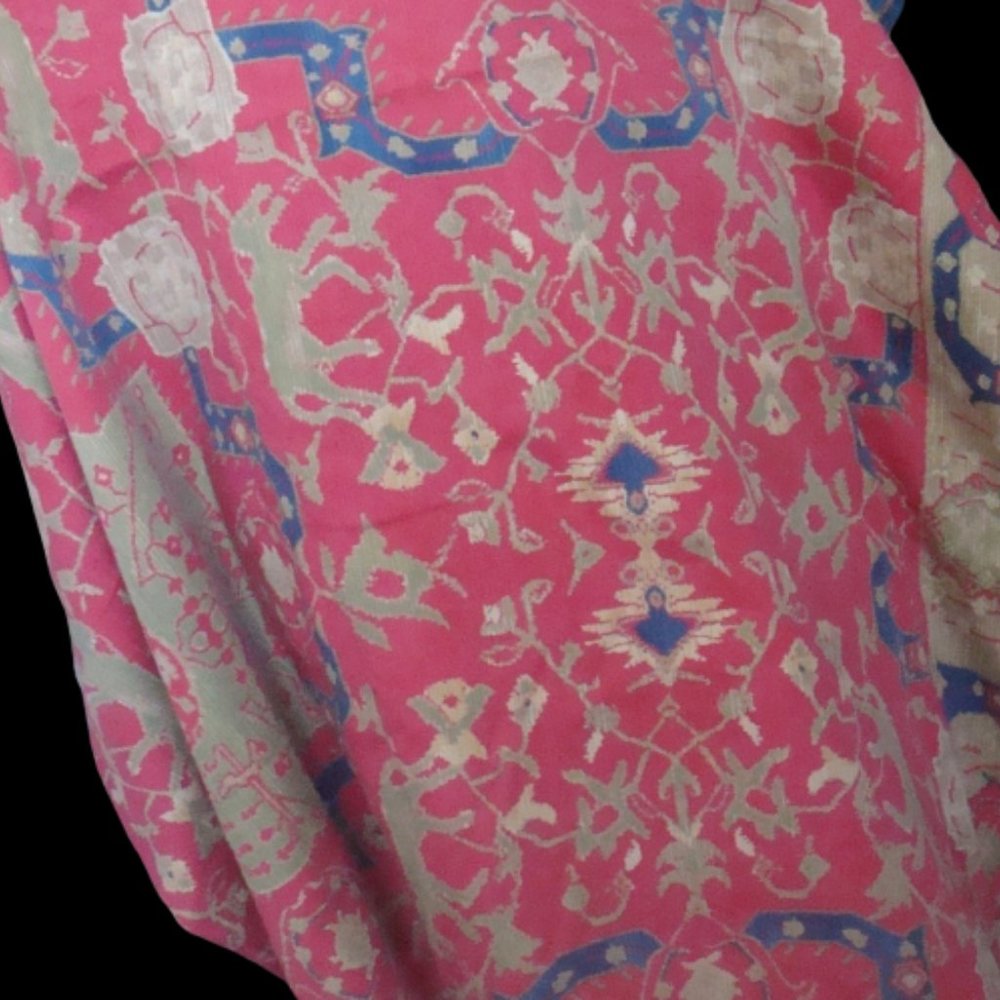 Ralph Lauren Blue Label CONSERVATORY Exotic Print Queen Flat Sheet - Picture 3 of 11